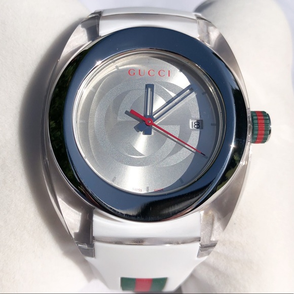 Gucci Other - 🆕GUCCI Unisex Sync Rubber Strap Sport Watch, 46mm